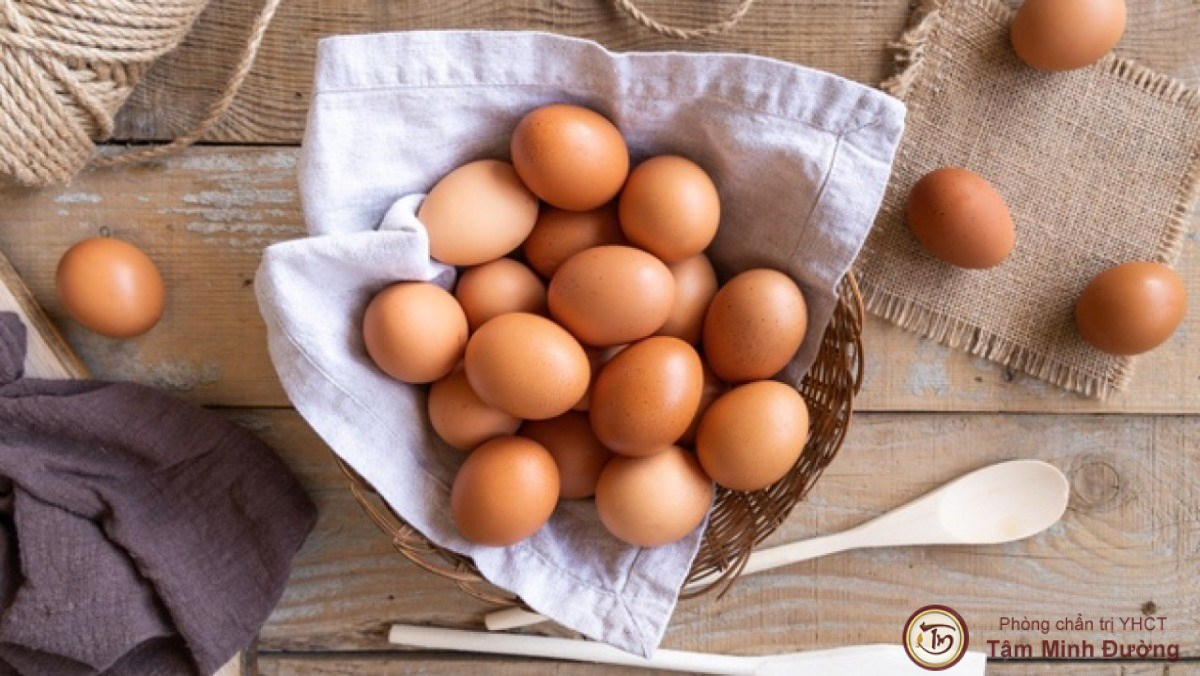 Men gan cao ăn trứng có được không?