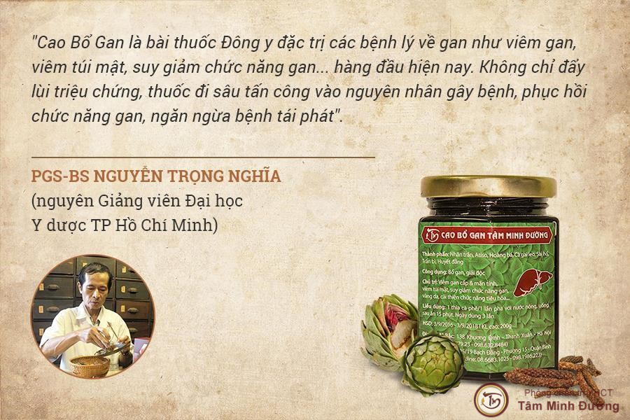 Cao Bổ Gan Tâm Minh Đường