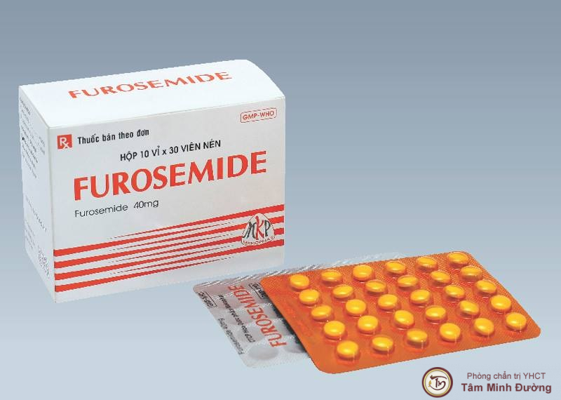 Thuốc chữa suy thận làm giảm ứ đọng dịch Furosemide